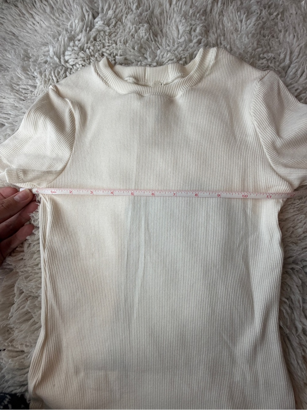 Skims Cotton Rib T Shirt - Picture 10 of 11